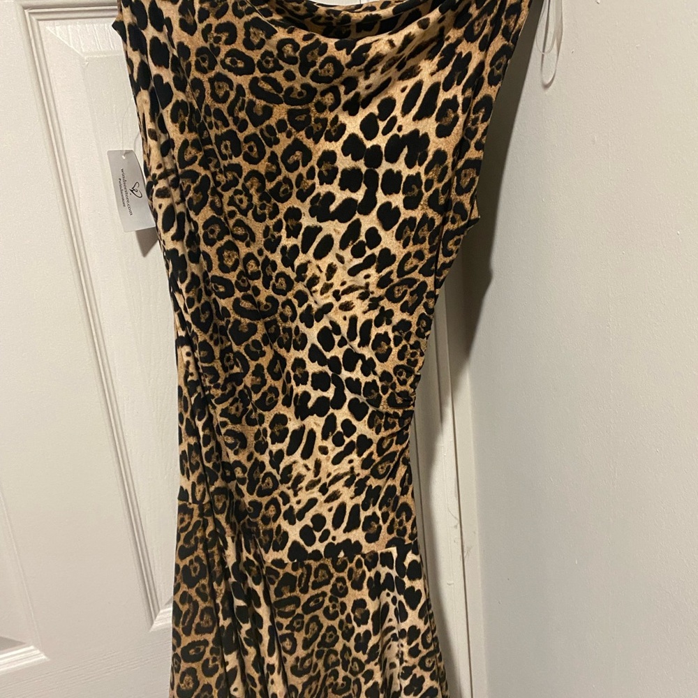Windsor Brown Leopard Print Dress
